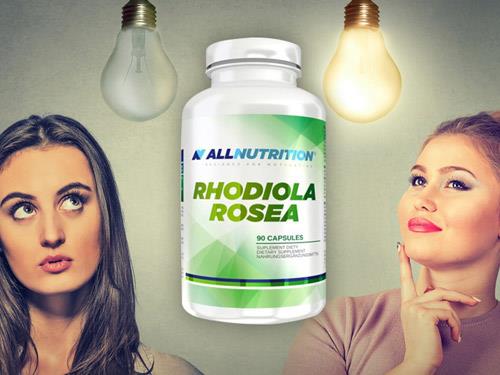 Rhodiola Rosea ALLNUTRITION - Wspomaga pamięć, myślenie i koncentrację