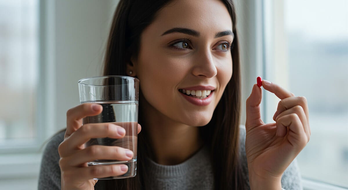 kobieta astaksantyna