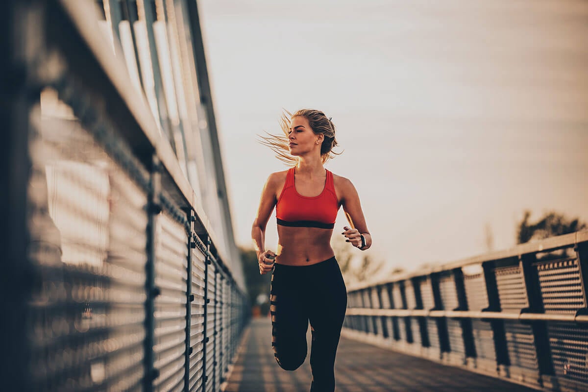 kobieta bieganie