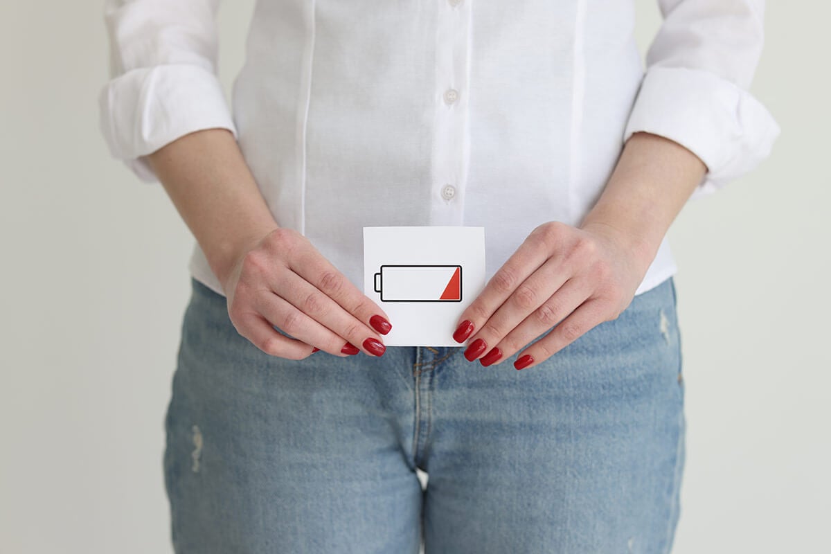 kobieta brak energii