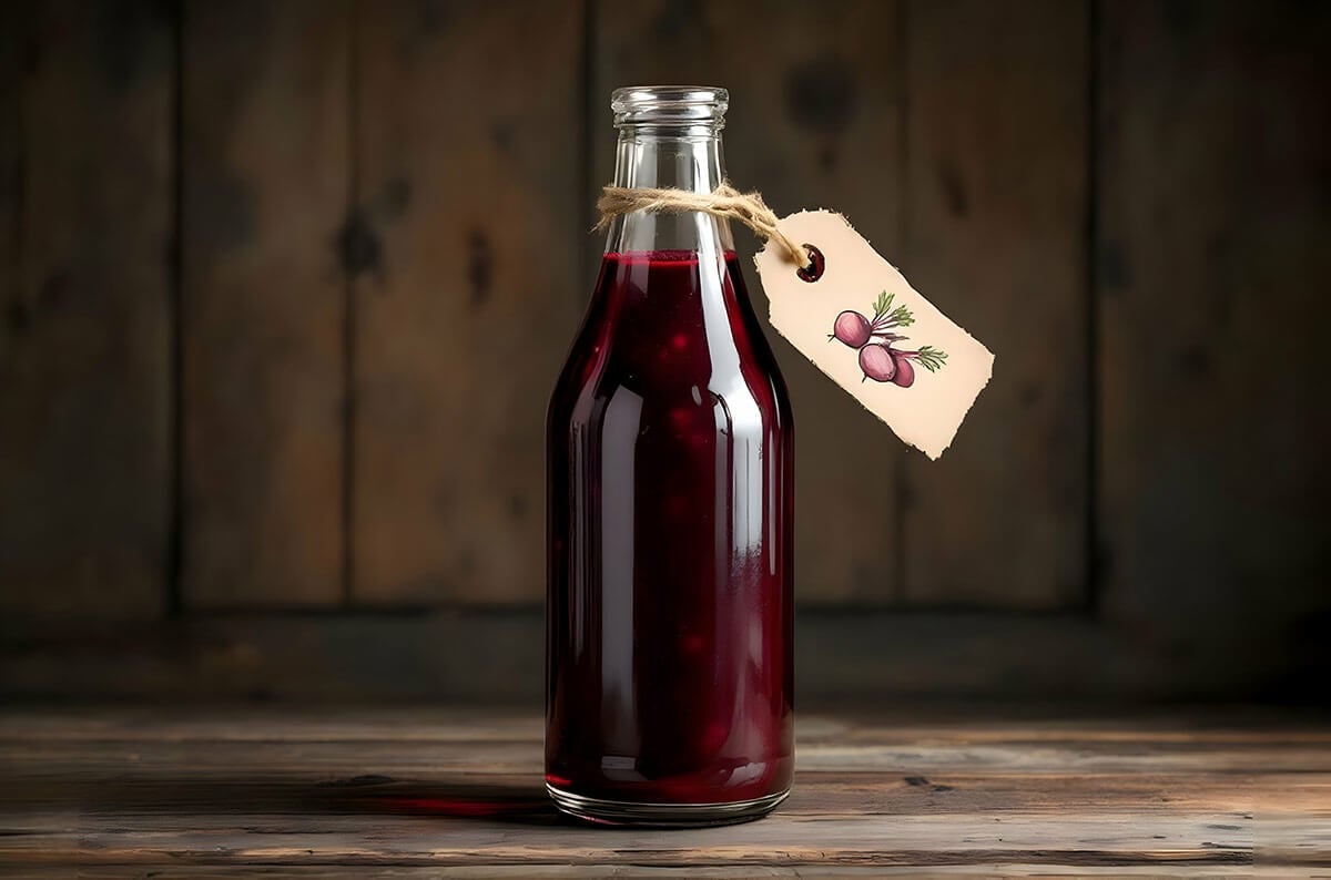 zakwas buraczny w butelce