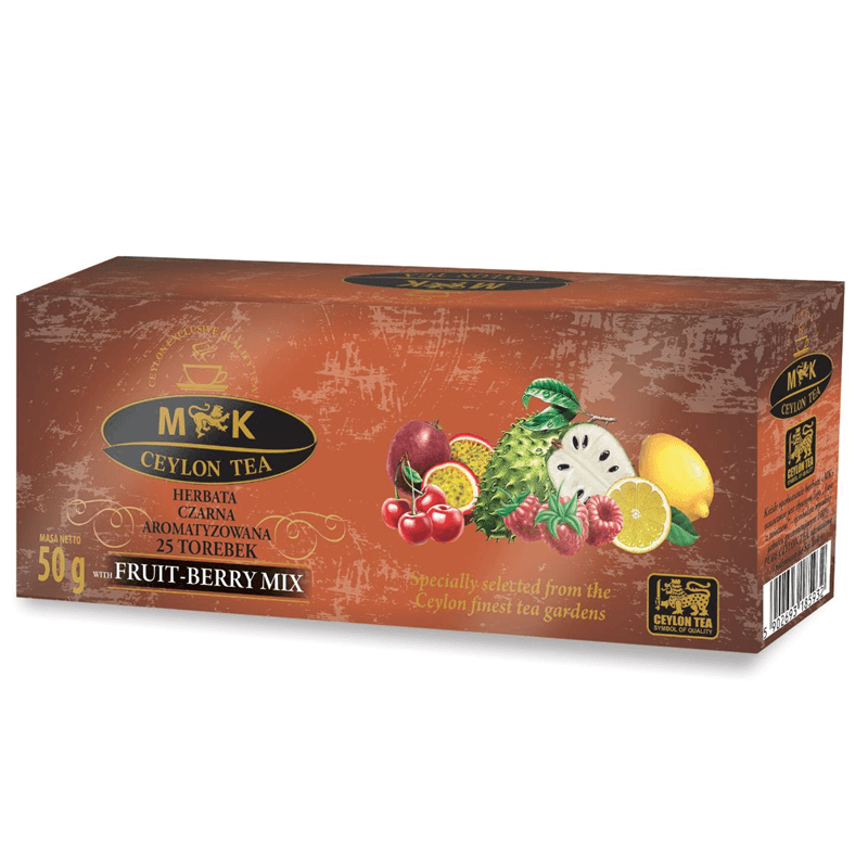 MK Ceylon Tea Herbata Czarna O Smaku Wieloowocowym