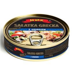 Sałatka grecka z łososiem