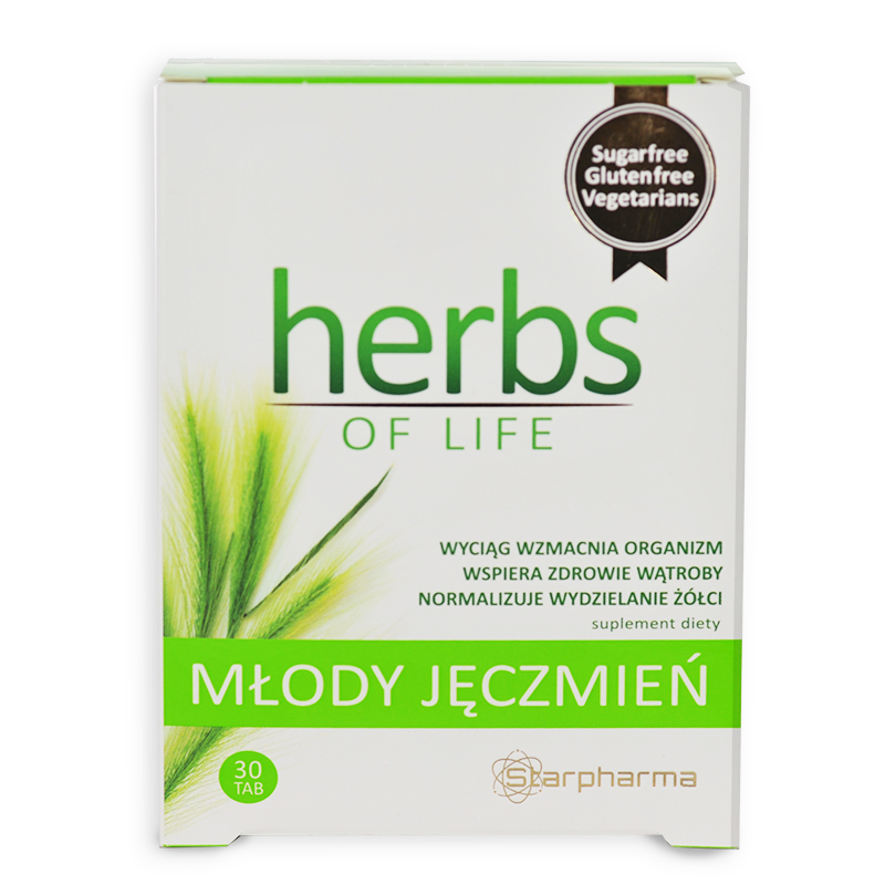 Starpharma Herbs of Life Młody Jęczmień