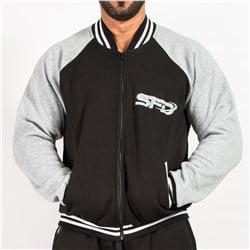 Bluza Baseball Czarno-Szara