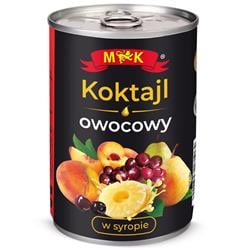 Koktajl owocowy w syropie