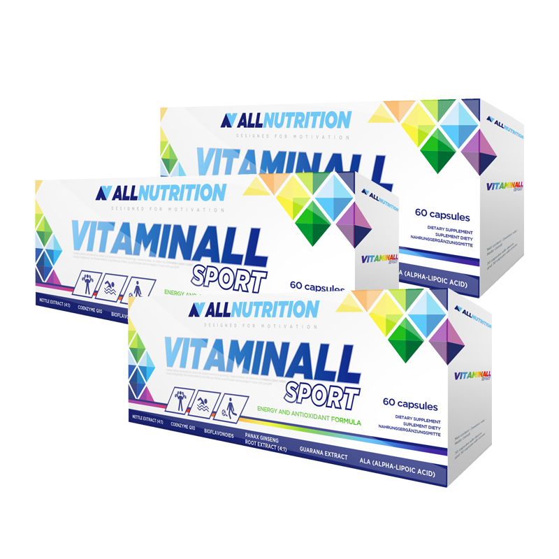 ALLNUTRITION 3x Vitaminall Sport 60 kapsułek