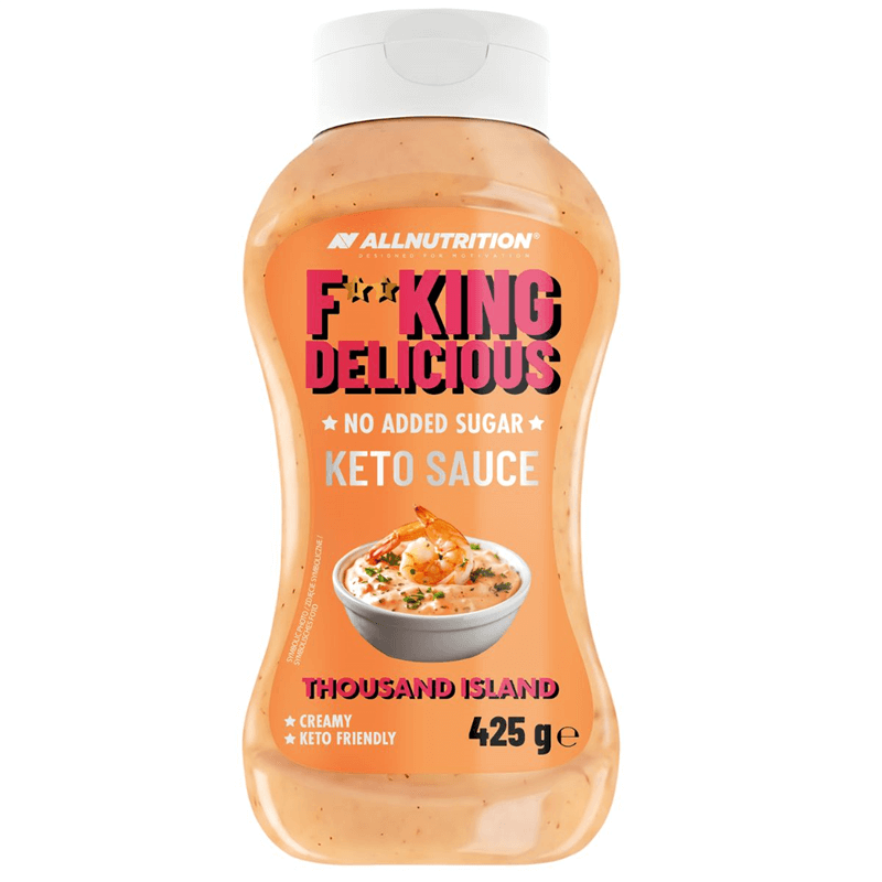 ALLNUTRITION 4 x Fitking Delicious Keto Sauce Thousand Island 425g