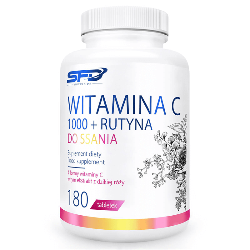 SFD NUTRITION Witamina C 1000 + Rutyna do ssania