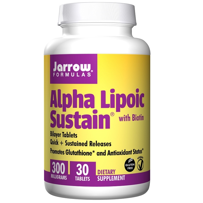 Jarrow Formulas Alpha Lipoic Sustain with Biotin