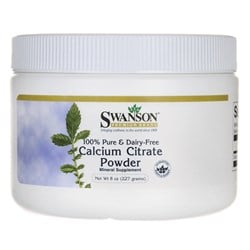 100% Pure and Dairy-Free Calcium Citrate Powder