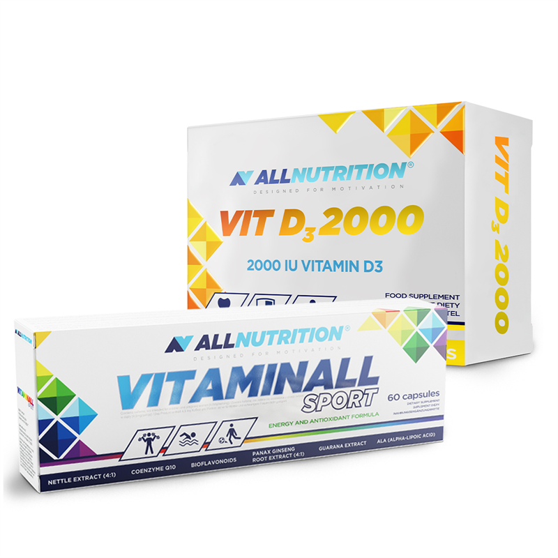 ALLNUTRITION Vitaminall Sport 60 caps + D3 2000 120 caps