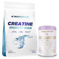 Creatine Muscle Max 1000g + Collarose Fish 300g