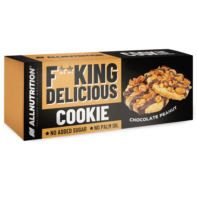 ALLNUTRITION 10+4 Gratis Fitking Cookie Chocolate Peanut 150g