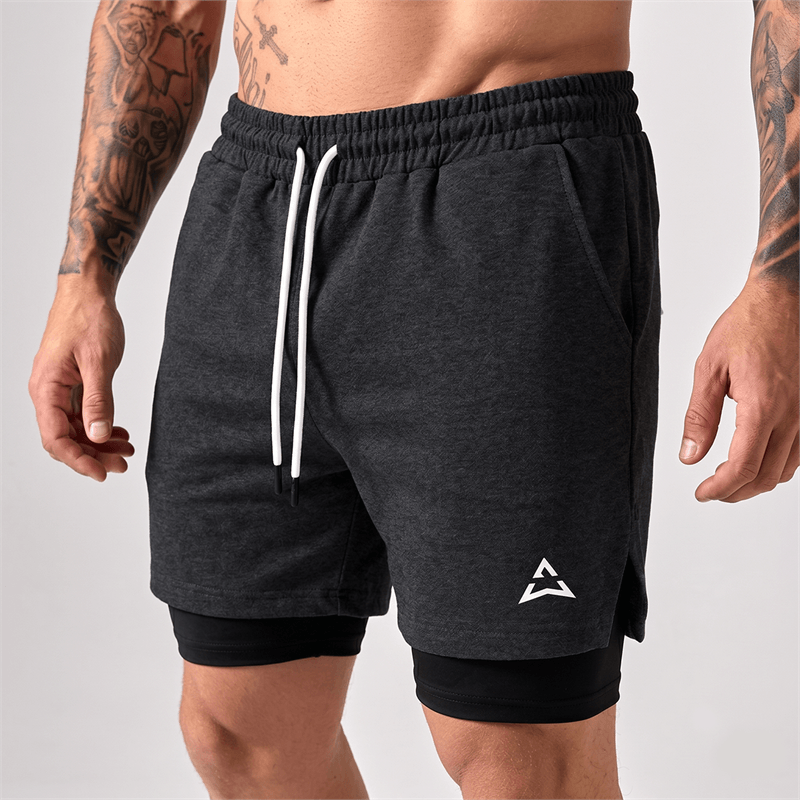 Allwear Knit Spodenki 2w1 Antracite