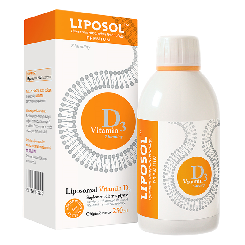 Medicaline Liposol Vitamin D3 2000 IU