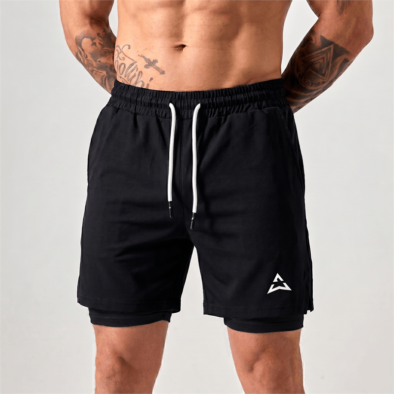 Allwear Knit Spodenki 2w1 Black