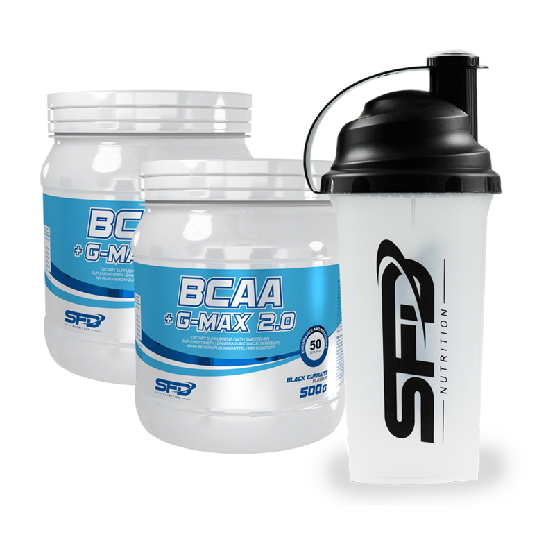 SFD NUTRITION 2x BCAA+G-Max 2.0 + Shaker