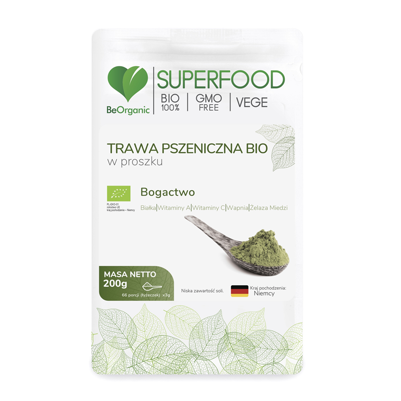 Medicaline BeOrganic Trawa Pszeniczna Bio