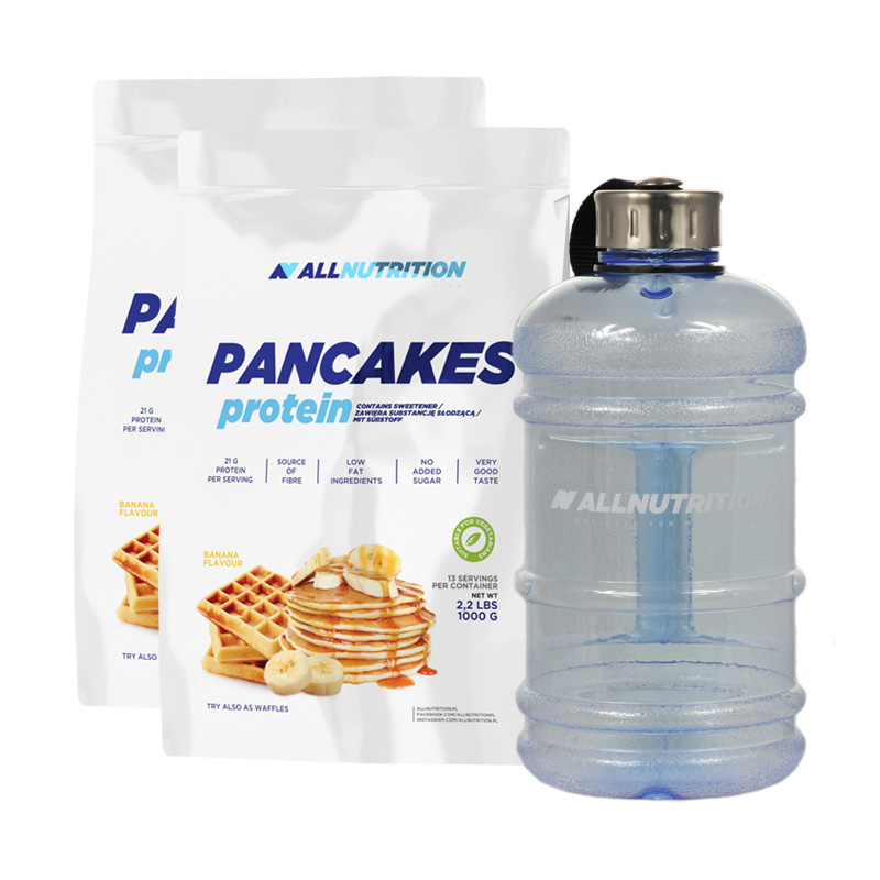 ALLNUTRITION 2x Pancakes Protein + Kanister