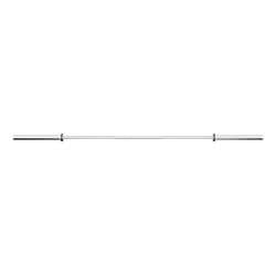 Sztanga olimpijska srebrna 28mm z gumowym logo 2.2m/20kg