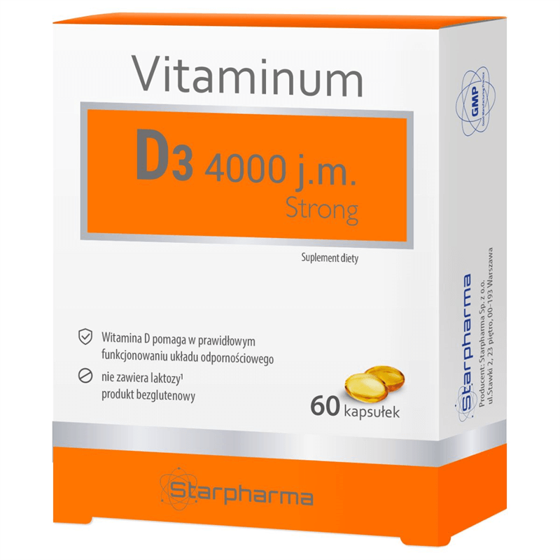 Starpharma Vitaminum D3 4000 Strong