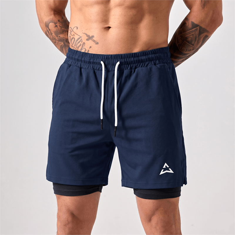 Allwear Knit Spodenki 2w1 Navy