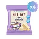 4 x NUTLOVE Michałki Białe Proteinowe 200g ()
