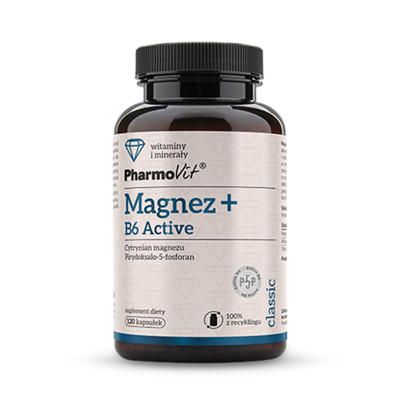 Pharmovit Magnez + B6 Active