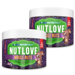 2x Nutlove Wholenuts - Arachidy W Ciemnej Czekoladzie 300g