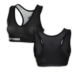 Crop-top damski Black