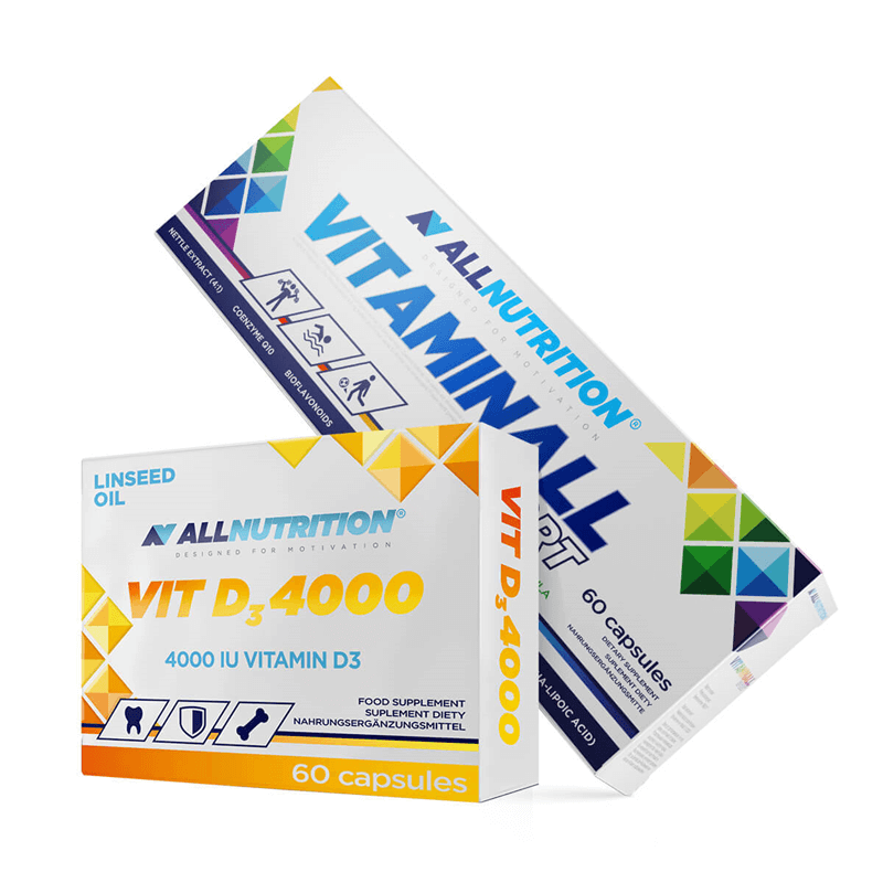 ALLNUTRITION VitaminALL SPORT 60caps + D3 4000 60caps