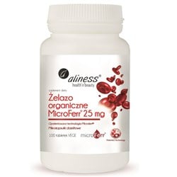 Żelazo organiczne MicroFerr 25 mg
