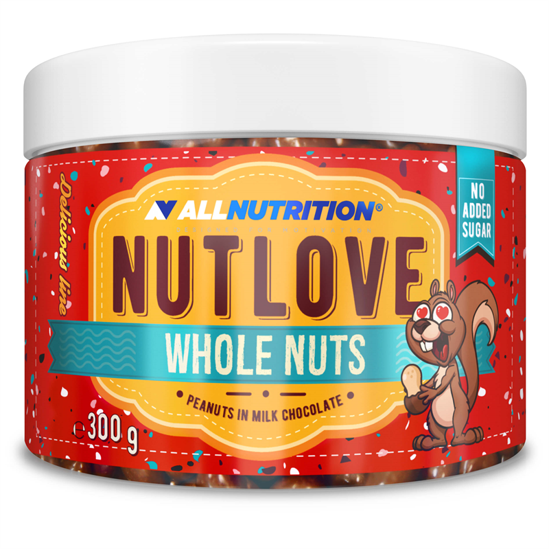 ALLNUTRITION Nutlove Wholenuts - Arachidy W Mlecznej Czekoladzie