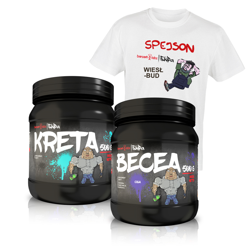 Berserk Labs Ekipa Becea + Kreta + T-shirt