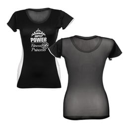 Bluzka damska z siatką Black-White