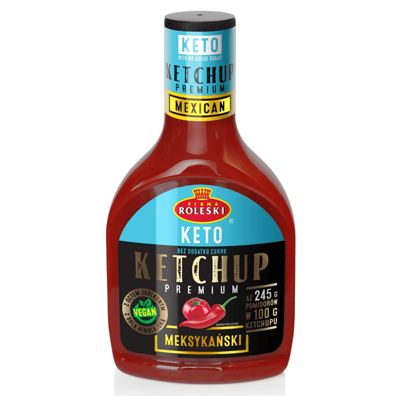 Roleski Keto Ketchup Premium Meksykański