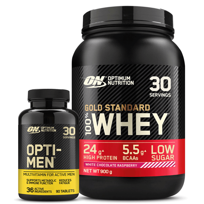 Optimum Nutrition Whey Gold Standard 100% 908g + Opti-Men 90tab