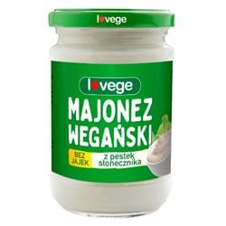 MAJONEZ WEGAŃSKI LOVEGE Z PESTEK SŁONECZNIKA