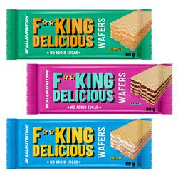 3x Fitking Delicious Wafers 80g