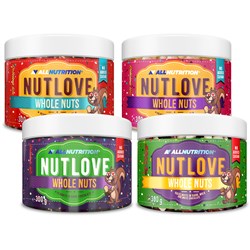 3x Nutlove Wholenuts - Arachidy + Nutlove Wholenuts - Orzechy Laskowe 300g   