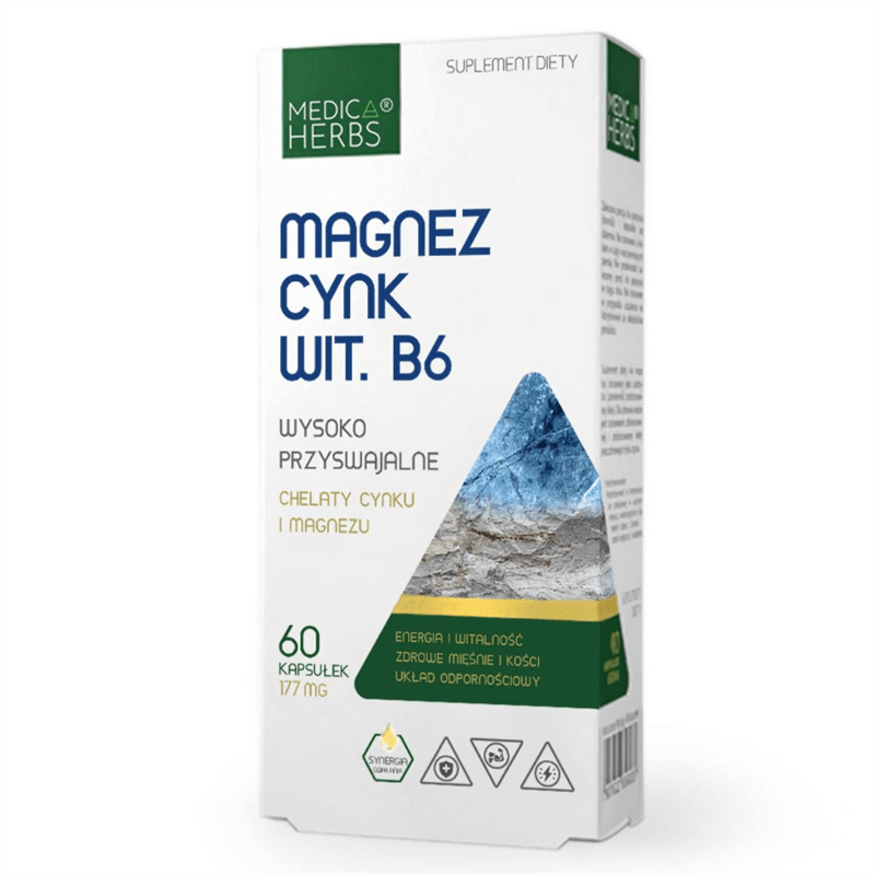 Medica Herbs Magnez Cynk Wit. B6