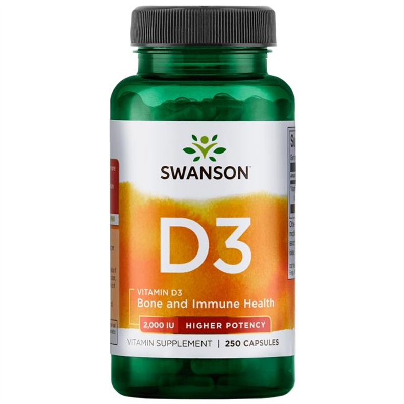 Swanson Higher Potency Vitamin D-3 2,000 IU