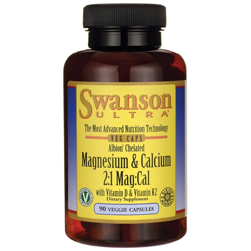 Swanson Albion Chelated Magnesium & Calcium 2:1