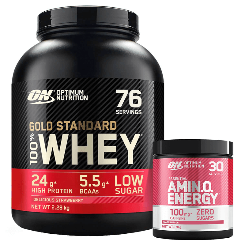 Optimum Nutrition Whey Gold Standard 100% 2270g + Amino Energy 270g