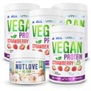 4x Vegan Protein 500g + Nutlove Vegan Coconut With Almond Nut 500g ()
