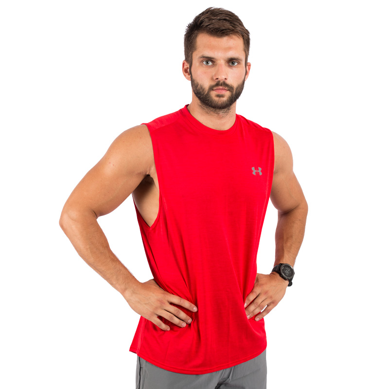 Under Armour UA Tech Muscle Tank Red