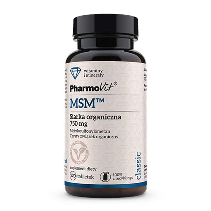 Pharmovit MSM Siarka organiczna 750 mg