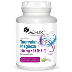 Taurynian Magnezu 100 mg z B6 (P-5-P)