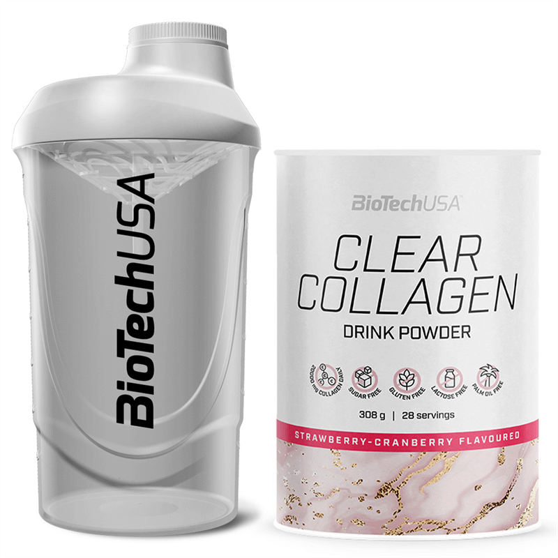 BioTechUSA Clear Collagen 308g + Sahker Gratis